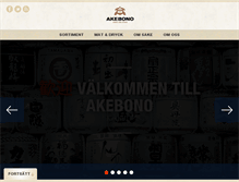 Tablet Screenshot of akebono.se